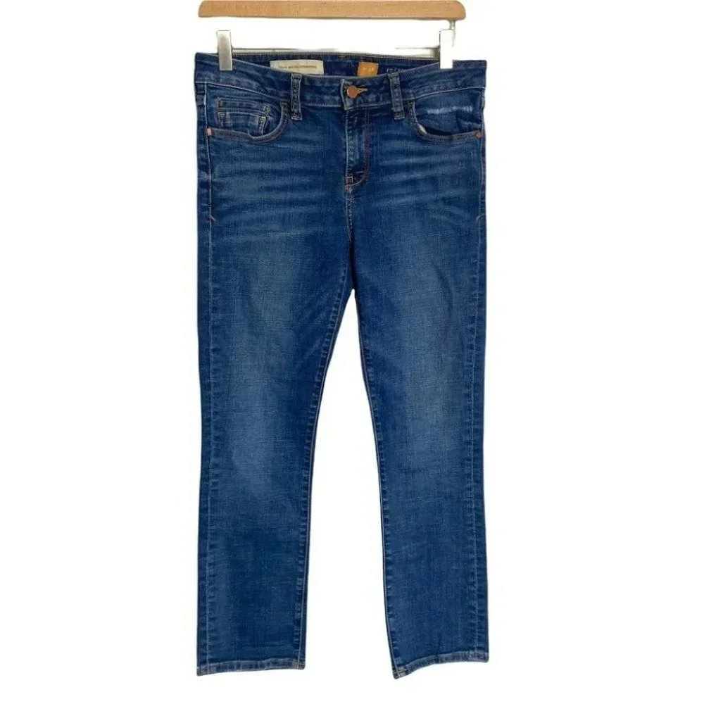 Pilcro & the Letterpress jeans high-Rise cropped flare size 28